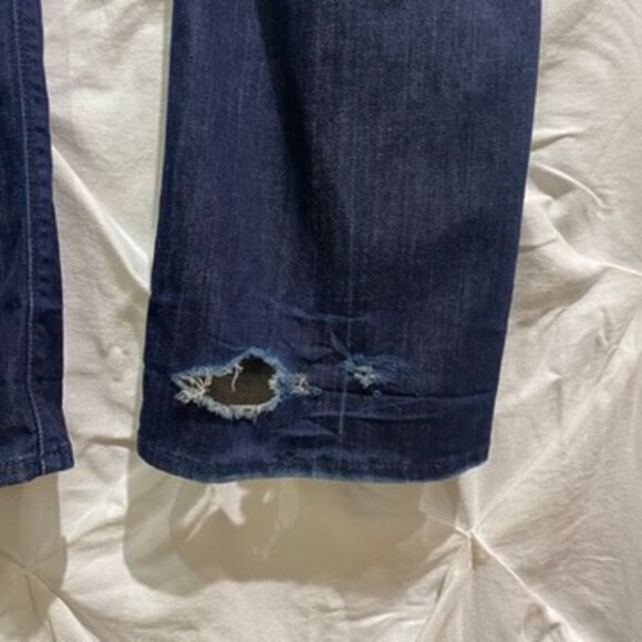 7 For all Mankind Dark Wash Mid Rise Bootcut size 32, Inseam 35 inches - Picture 9 of 15